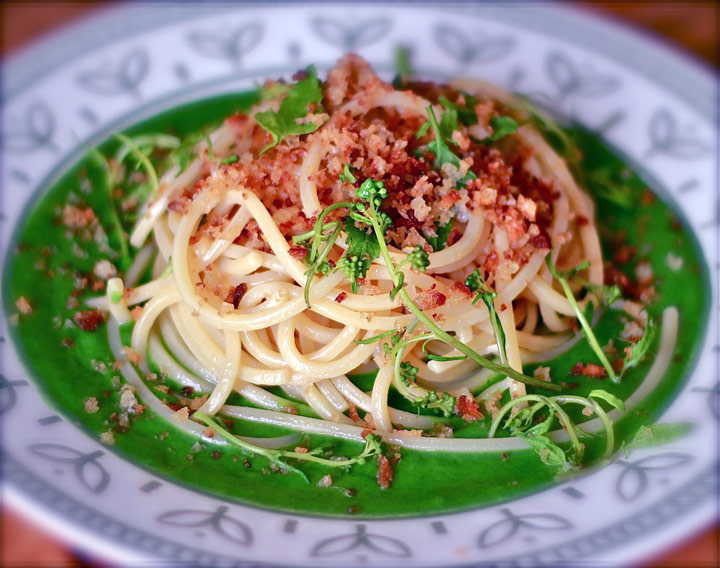 Spaghetti con le cimamarelle